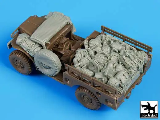 Black Dog 1:35 Us Dodge Airborn Before Drop - modelbouw Shop Nu