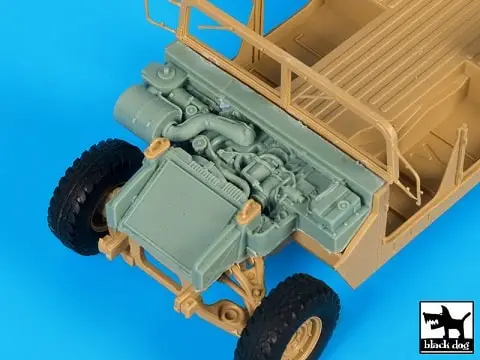 Black Dog 1:35 Engine M1025 Humvee - modelbouw Betaalbaar