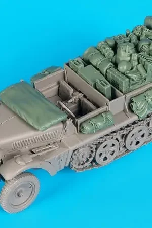 Black Dog 1:35 Sdkfz 10 Accessories Set - modelbouw Premium