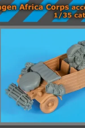 Black Dog 1:35 Kübelwagen Africa Corps Accessories Set - modelbouw Lage Kosten