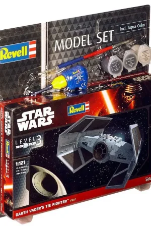 Gratis Retour Revell 1:121 Darth Vader'S Tie Fighter - Star Wars - Model Set - modelbouw