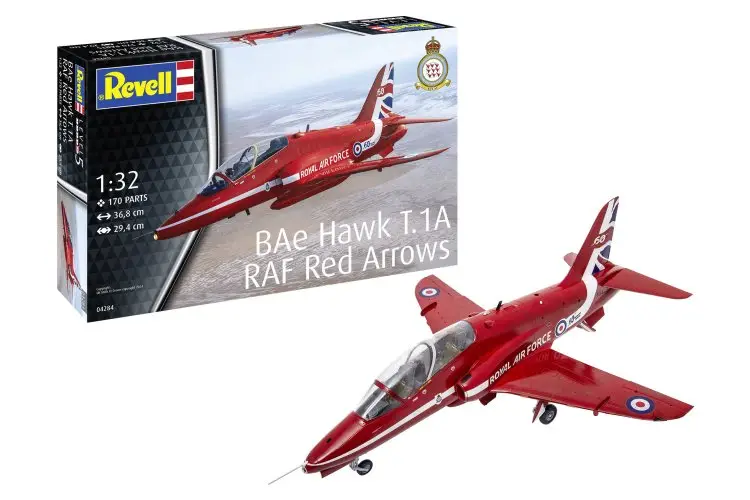 Revell 1:32 Bae Hawk T.1A "Raf Red Arrows" #04284 Dagaanbieding