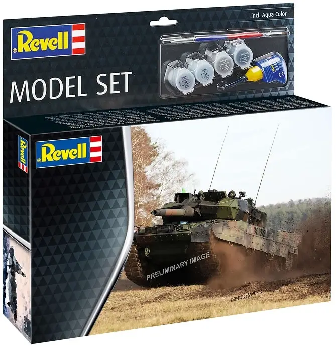Goedkoop Revell 1:72 Model Set Leopard 2 A7V #63355 bouwdoos