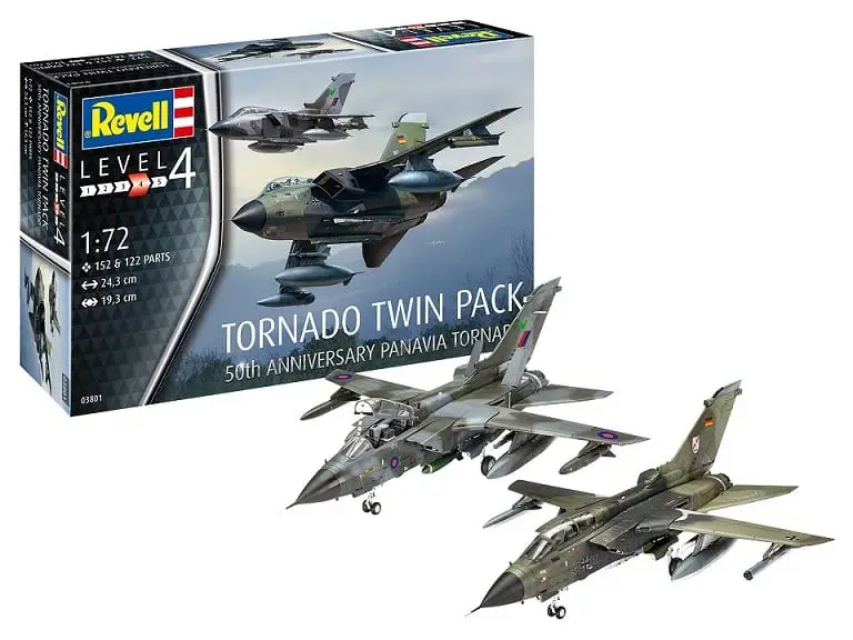 Revell 1:72 Tornado 50Th Anniversary Twin Pack - modelbouw Beperkt Aanbod