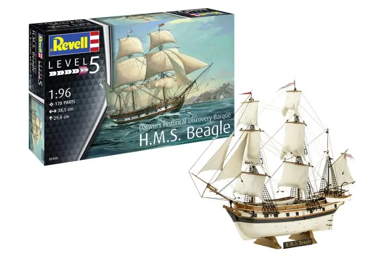 Betrouwbaar Revell 1:96 H.M.S. Beagle #05458