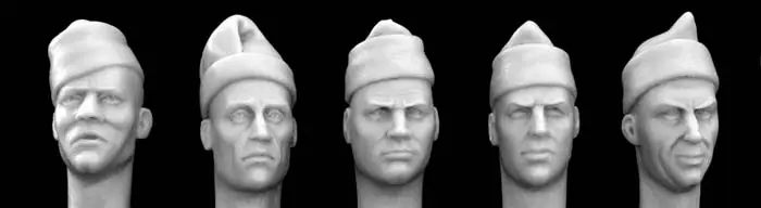 Actieprijs Hornet 1:35 Headset British Commando Soft Cap - modelbouw