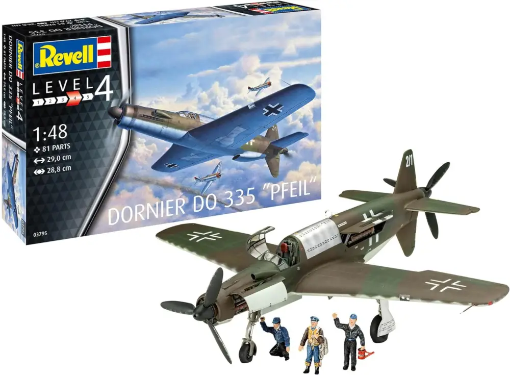 Veilige Betaling Revell 1:48 Do335 Pfeil - modelbouw
