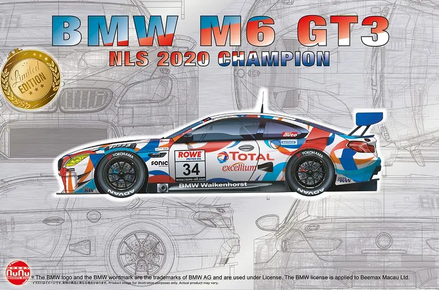 Op = Op Nunu 1:24 Bmw M6 Gt3 2020 Nls Winner - modelbouw