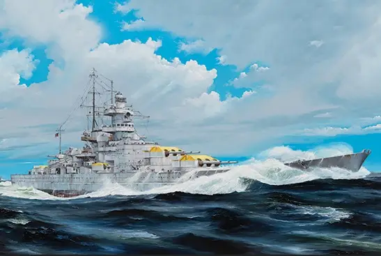 Koopje Revell 1:1200 Gneisenau - modelbouw