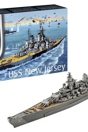 Meest Verkocht Revell 1:1200 Battleship Uss New Jersey - modelbouw