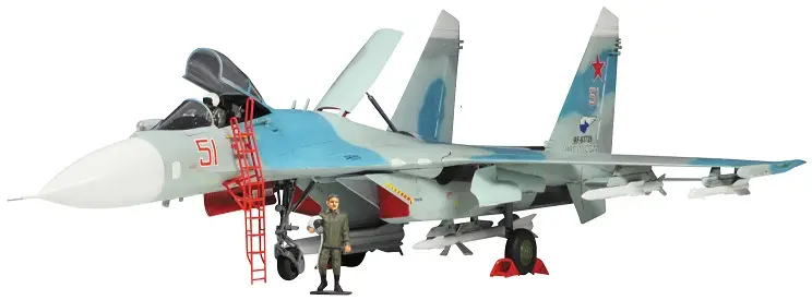 Express Levering Platz 1:72 Su-27Sm Flanker B #PLAAE-2 bouwdoos