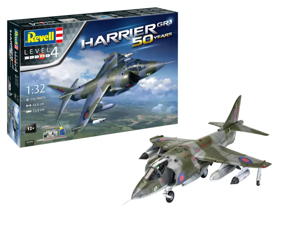 Actieprijs Revell 1:32 Harrier Gr.1 50Years Anniversary #05690