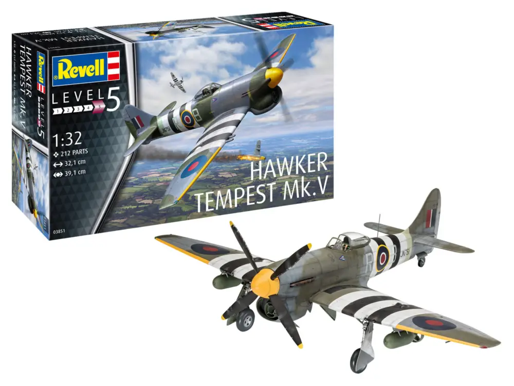 Actieprijs Revell 1:32 Hawker Tempest Mk.V #03851