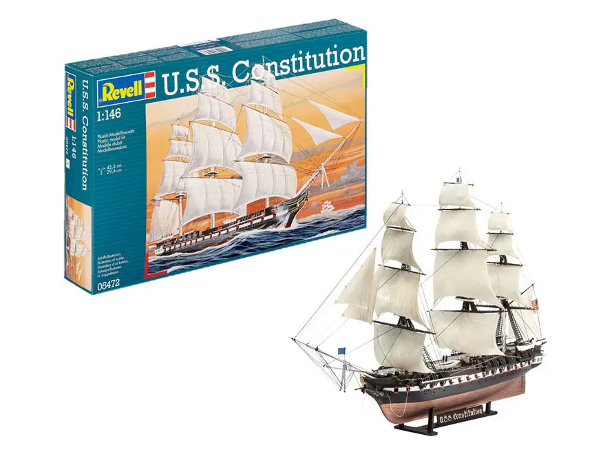 Alleen Vandaag Revell 1:146 Modelset U.S.S. Constitution - modelbouw