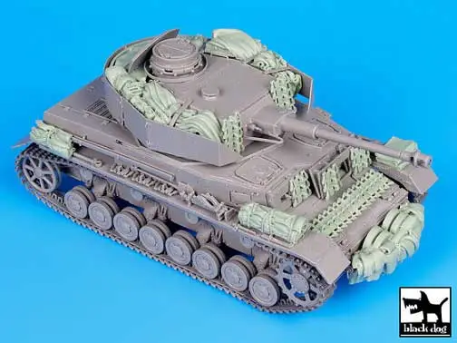 Gecertificeerd Black dog 1:35 PANZER IV AUF.J ACCESSORIES SET - modelbouw