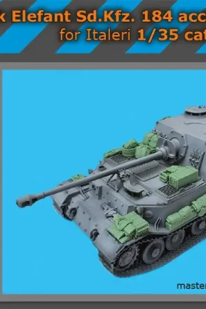 Meest Verkocht Black dog 1:35 GERMAN TANK ELEFANT SD. KFZ. 184 ACCESSORIES SET - modelbouw