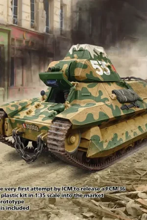 Icm 1:35 Fm 36 Wwii French Light Tank - modelbouw Koop Vandaag