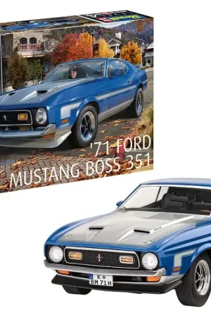 Betaalbaar Revell 1:25 Model Set 1971 Mustang Boss 351 - modelbouw