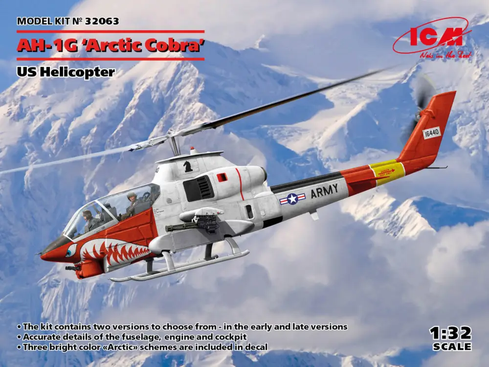 Icm 1:32 Ah-1G Arctic Cobra Us Helikopter #32063 bouwdoos Koop Vandaag