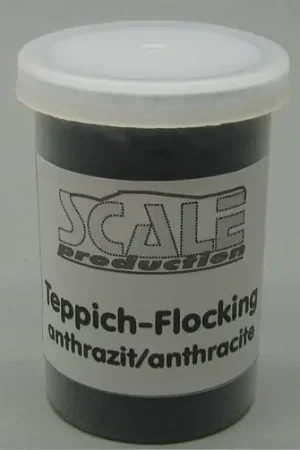 Direct Beschikbaar Scale production 1:24 INTERIOR FLOCKING ANTHRACITE - modelbouw