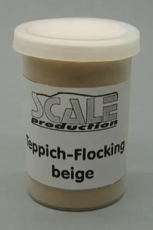 Direct Beschikbaar Scale production 1:24 INTERIOR FLOCKING BEIGE - modelbouw