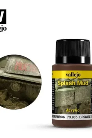Beperkt Aanbod Vallejo Brown Splash Mud - modelbouw