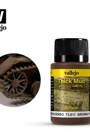 Vallejo Brown Thick Mud - modelbouw Meest Verkocht