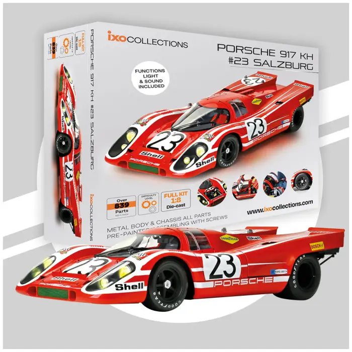 Ixo Collections 1:8 Porsche 917 Kh – Red #IXO-016 bouwdoos Koop Online
