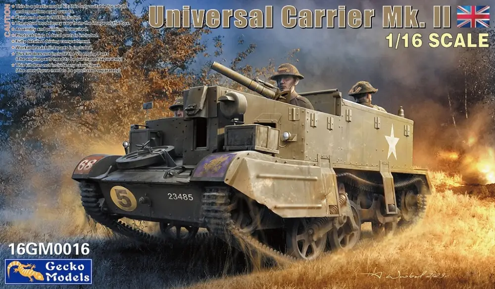 Gecko Models 1:16 Universal Carrier Mk.Ii - modelbouw Premium