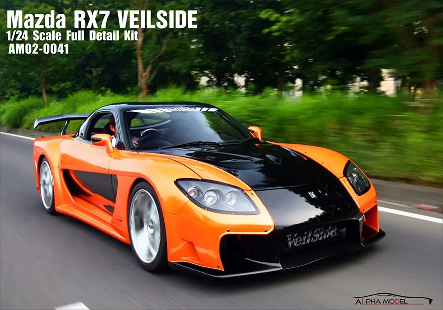 Alpha Model 1:24 Mazda Rx7 Fd Veilside - modelbouw Beperkt Aanbod