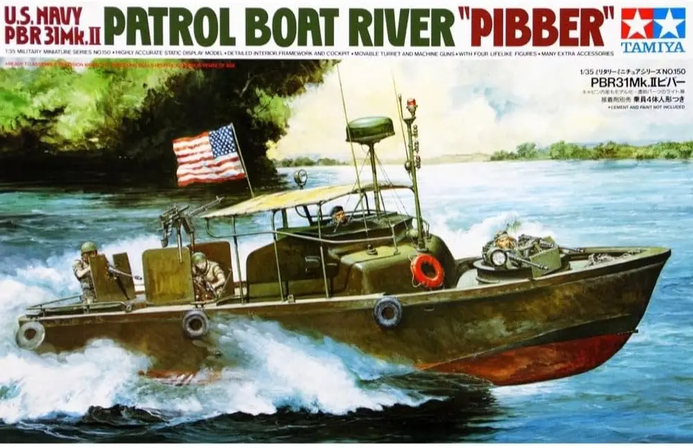Tamiya 1:35 U.S. Navy Pbr 31 Mk. Ii Patrol Boat River "Pibber" - modelbouw Lage Kosten