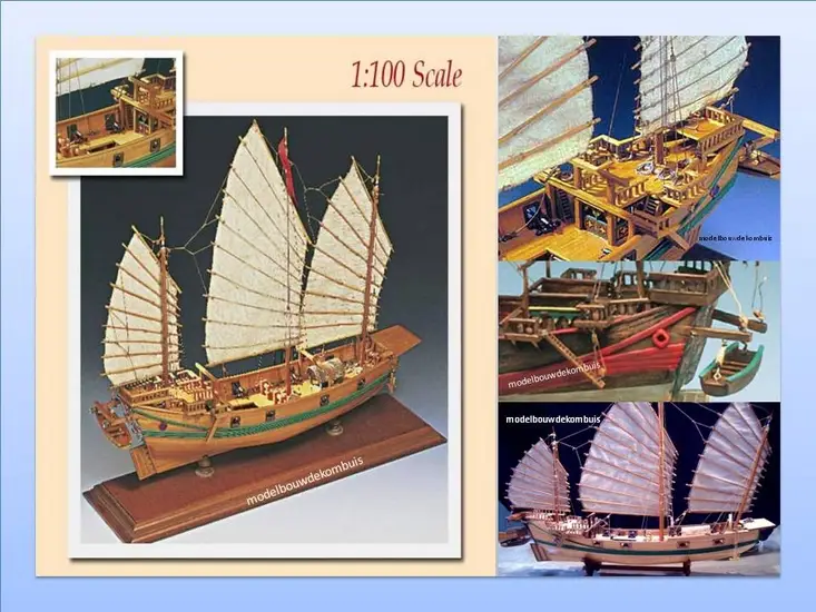 Veilige Betaling Amati 1:100 Chinese Pirate Junk - modelbouw