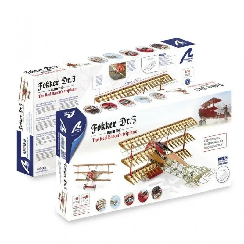 Artesania 1:16 Fokker Dr.1 #20350 houten bouwpakket Finale Uitverkoop