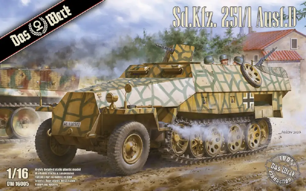 Das Werk 1:16 Sdkfz 251/1 Ausf.D - modelbouw Weekendaanbieding