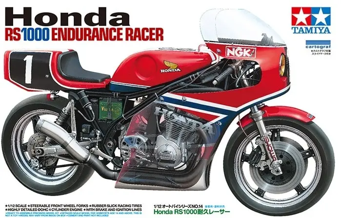 Tamiya 1:12 HONDA RS1000 ENDURANCE RACER - modelbouw Favoriet