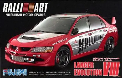 Bestel Nu Fujimi 1:24 Mitsubishi Lancer Evo 8 Ralliart - modelbouw
