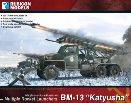 Rubicon Models 1:56 Bm-13N Katyusha Rocket Launcher - modelbouw Op = Op