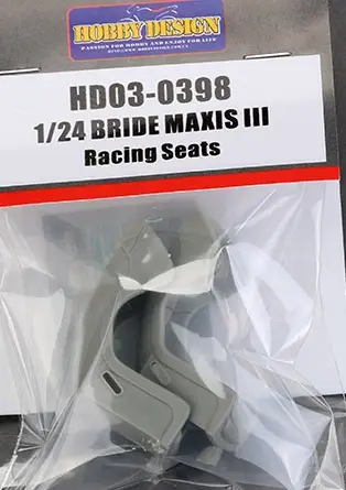 Hobby design 1:24 BRIDE MAXIS III RACING SEATS - modelbouw Laatste Kans