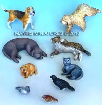 Favoriet Mantis Miniatures 1:35 Animals Set 3 - modelbouw