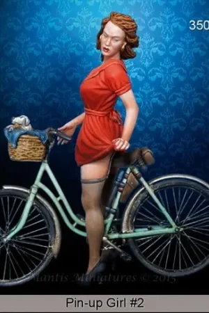 Mantis Miniatures 1:35 Pin Up Girl No.2 - modelbouw Tijdelijk Beschikbaar