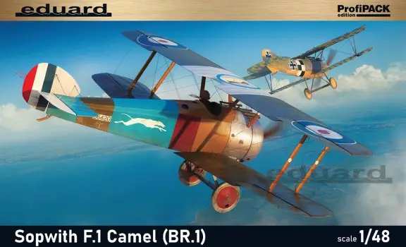 Gecertificeerd Eduard 1:48 Sopwith F.1 Camel (Br.1) - modelbouw