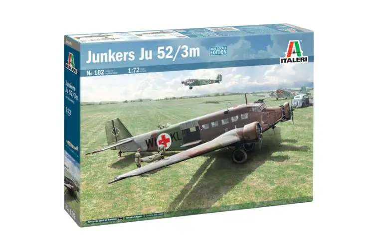 Italeri 1:72 Ju-52/3M modelbouw bouwdoos Express Levering