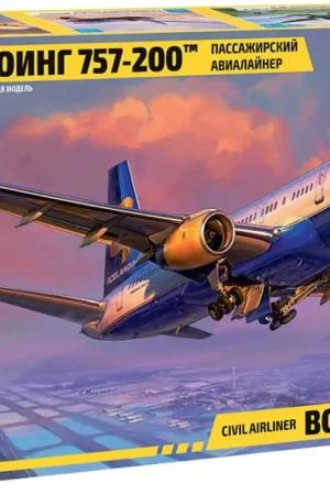 Zvezda 1:144 Boeing 757-200 - modelbouw Hoge Kwaliteit