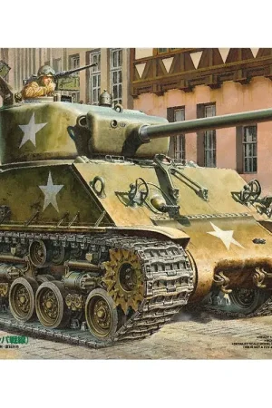 Laatste Versie Tamiya 1:35 M4A3E8 "Easy Eight" European Theather - modelbouw