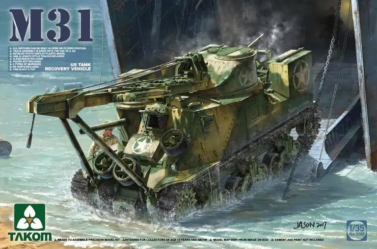 Favoriet Takom 1:35 M31 - U.S. Tank Recovery Vehicle - modelbouw