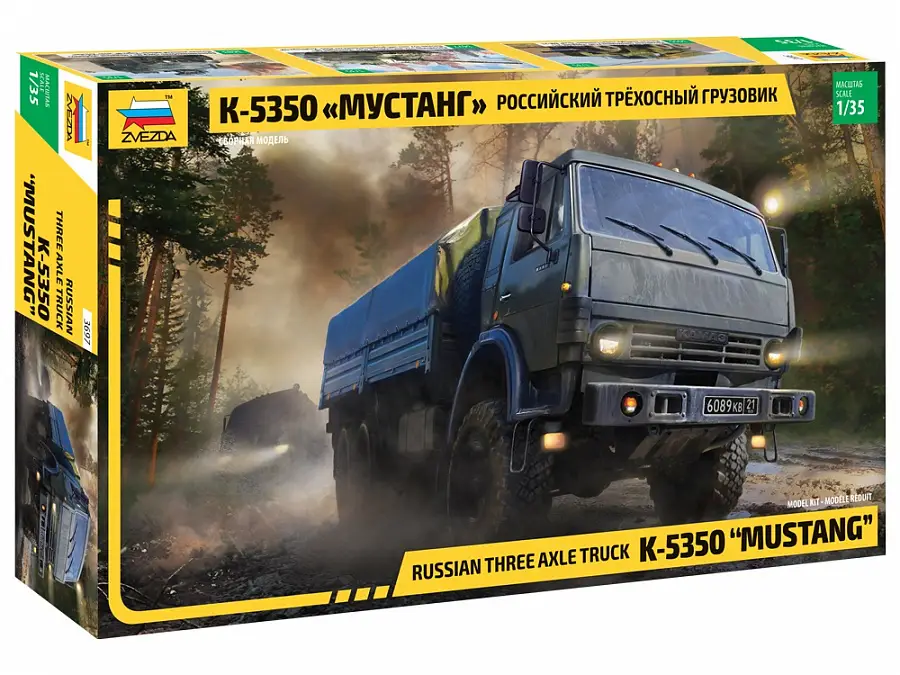 Exclusieve Aanbieding Zvezda 1:35 Mustang 6x6 Truck