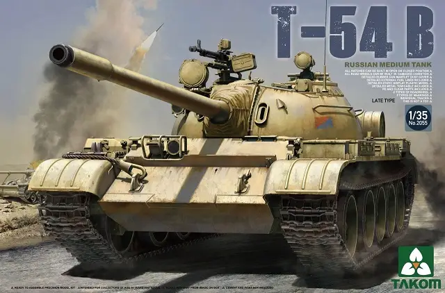 Populair Takom 1:35 T-54B - Russian Medium Tank - modelbouw