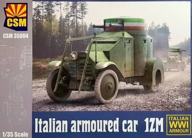 Merkproduct Copper State Models 1:35 Italian Armoured Car 1Zm Lancia - modelbouw