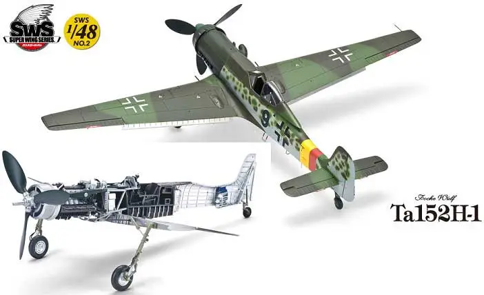 Zoukei - Mura 1:48 Focke Wulf Ta 152 H-1 - modelbouw Weekendaanbieding
