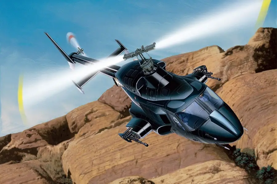 Aoshima 1:48 Airwolf Clear Body #AO06352 Betaalbaar
